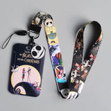 Nightmare Before Xmas PVC Card Cover Lanyard Keychain