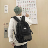 Teenage Girl Boy Student Backpack Waterproof Women Schoolbag Large Capicity
