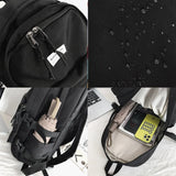 Teenage Girl Boy Student Backpack Waterproof Women Schoolbag Large Capicity