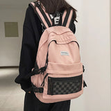 Teenage Girl Boy Student Backpack Waterproof Women Schoolbag Large Capicity