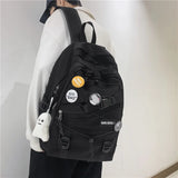 Women Backpack Travel Teenage Girl College Schoolbag Large Capicity