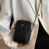 Women's Pleated Pu Leather Crossbody Bag with Silk Scarf - Small Messenger Bag