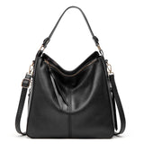 Soft Shoulder Bag Women's Handbag Solid Crossbody Purse Light