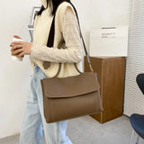 Large Capacity Totes Bag Women PU Shoulder Messenger Bag