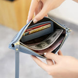 Touch Screen Mobile Phone Female Bag Large Capacity Pure Messenger Women Wallet