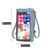 Women's Touch Screen Purse Large Capacity Messenger Bag