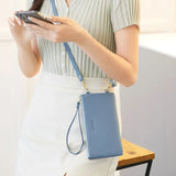 Touch Screen Mobile Phone Female Bag Large Capacity Pure Messenger Women Wallet