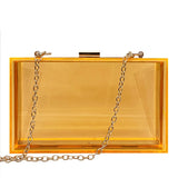 Clear Acrylic Bags Clutches Evening Wedding Party Handbags