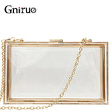 Clear Acrylic Bags Clutches Evening Wedding Party Handbags