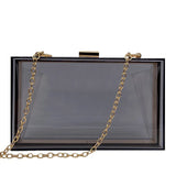 Clear Acrylic Bags Clutches Evening Wedding Party Handbags