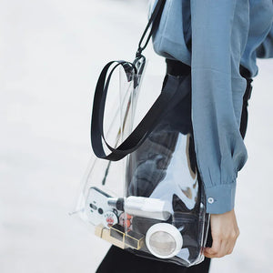 Clear Shoulder Bag for Women Versatile Messenger Bag