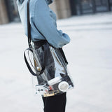Clear Shoulder Bag for Women Versatile Messenger Bag