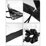 Transparent Drawstring Backpack Cinch Sack School Tote Gym Bag