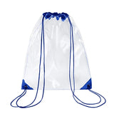 Clear Drawstring Backpack School Bag Gym Tote