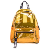 Clear PVC Backpack for Teen Girls School Travel Daypack