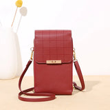 Transparent Touch Screen Mobile Phone Bag Small Shoulder Messenger Bag