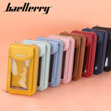 Women's Transparent Touch Screen Mobile Phone Bag