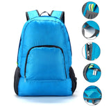 Lightweight Foldable Backpack Zipper Nylon Rucksack Multifunctional Bagpack