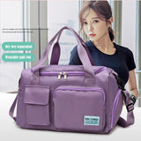 Waterproof Sports Duffle Bag Large Capacity Weekend Bag