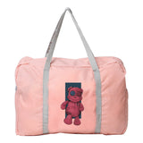 Unisex Bear Waterproof Large Nylon Duffle Bag