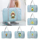 Foldable Duffle Bag Avocado Series Large Capacity Travel Bag