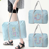 Large Capacity Foldable Duffle Bag Portable Luggage Bag