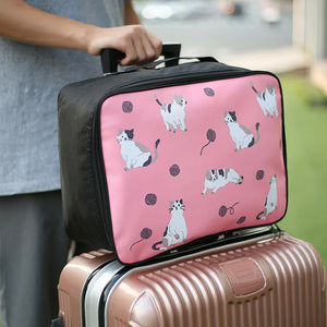Travel Cartoon Cosmetic Bag High Makeup Cases Portable Bathroom Storage