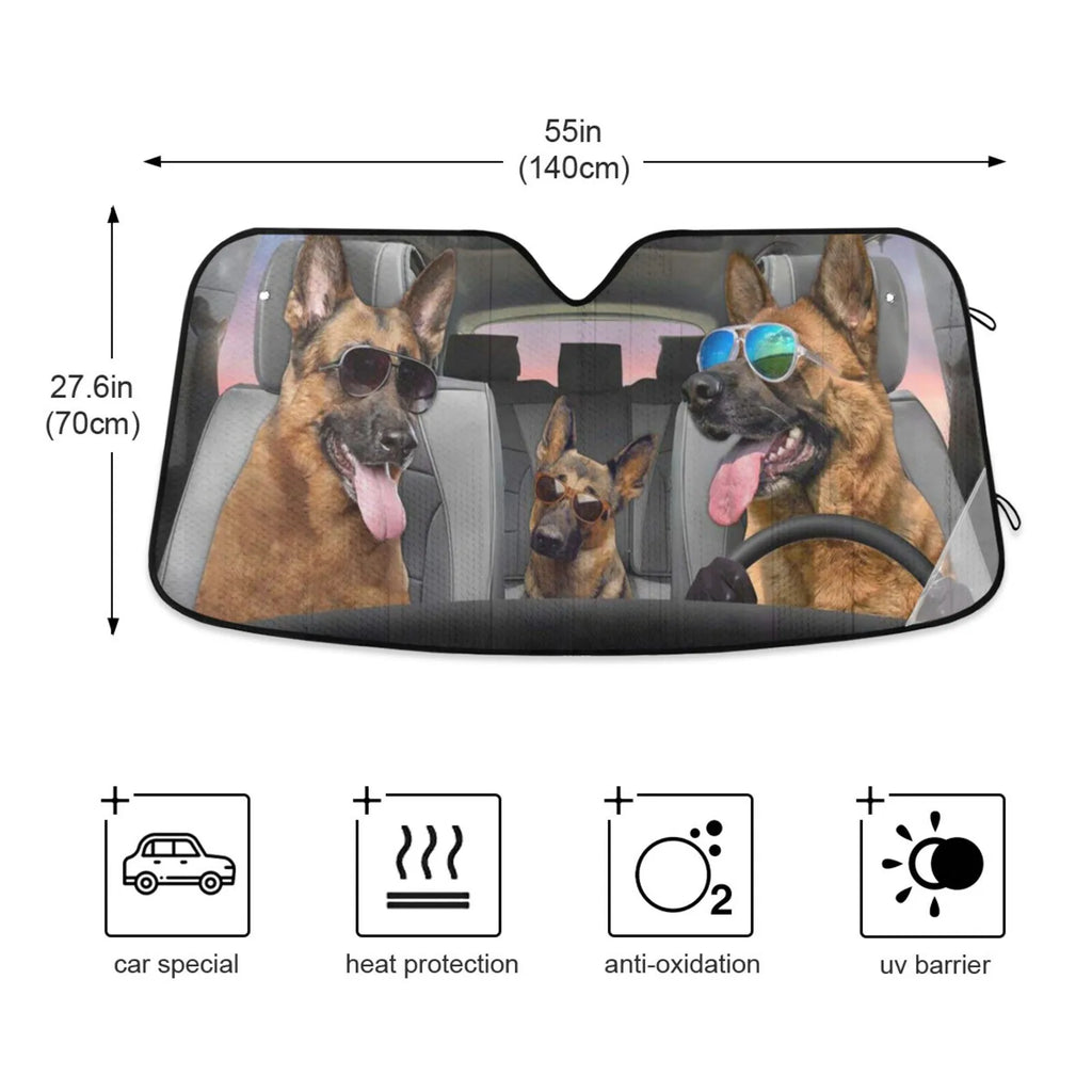 Animal Driver Car Sun Visor Front Window - Car Accessories
