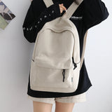 Canvas Women Backpack Shoulder Bags Teenager Girl School Bag Mochilas