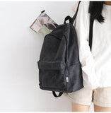 Canvas Women Backpack Shoulder Bags Teenager Girl School Bag Mochilas