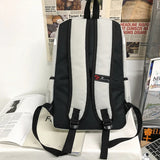 Canvas Women Backpack Solid Shoulder Bags Teen Girl School Bag