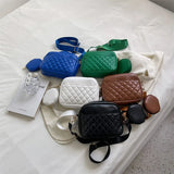 Small Lingge Ladies Crossbody Messenger Bag
