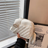 Small Lingge Ladies Crossbody Messenger Bag