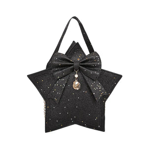 Pentagram Sequin Chain Crossbody Small Square Bag