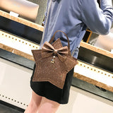 Pentagram Sequin Chain Crossbody Small Square Bag