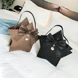 Pentagram Sequin Chain Crossbody Small Square Bag