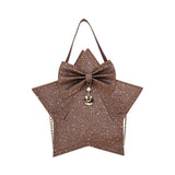 Pentagram Sequin Chain Crossbody Small Square Bag