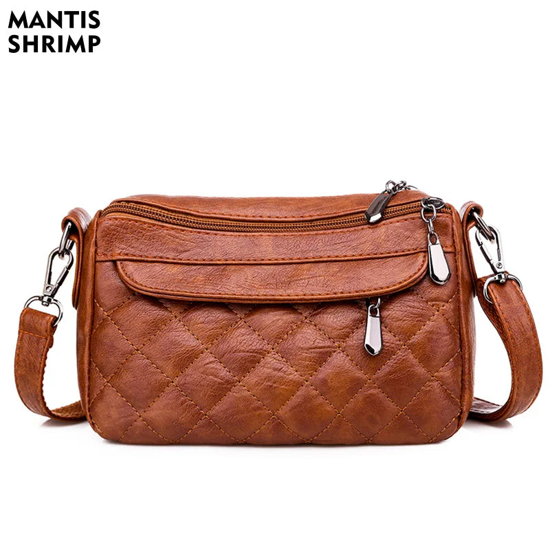 Classic Vintage Handbag Diamond Lattice Flap Ladies Bags Crossbody Bag
