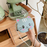 Cartoon Student Girl Cross-body Bag Heart Pattern Multifunctio...