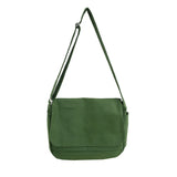 Casual Canvas Shoulder Bag Women Crossbody Travel Shopping Messenger Solid Satch