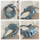 Women Shoulder Bag Pu Leather Underarm Bags for Women Solid