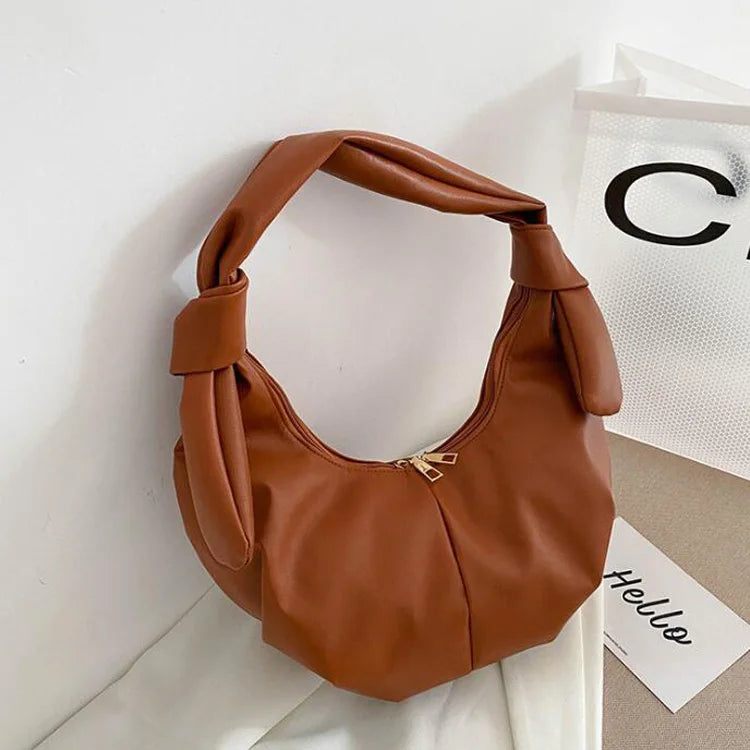 Women Shoulder Bag Pu Leather Underarm Bags for Women Solid