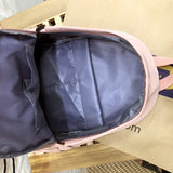 Casual Backpack Shoulder Bag Solid SchoolBag for Teenage Girl Boy