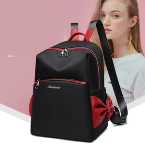 Female Backpack Casual Women Backpack Nylon School Bags