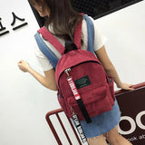Canvas Travel Shoulder Bags For Teenage Girls