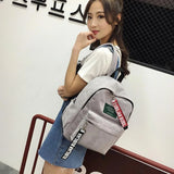 Canvas Travel Shoulder Bags For Teenage Girls