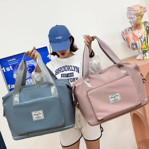 Large Capacity Folding Travel Bag Waterproof Tote Handbag Duffle Bag