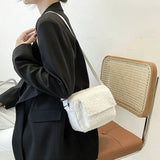 Winter Plush Women Small Shoulder Bag Casual Mini Messenger Bags