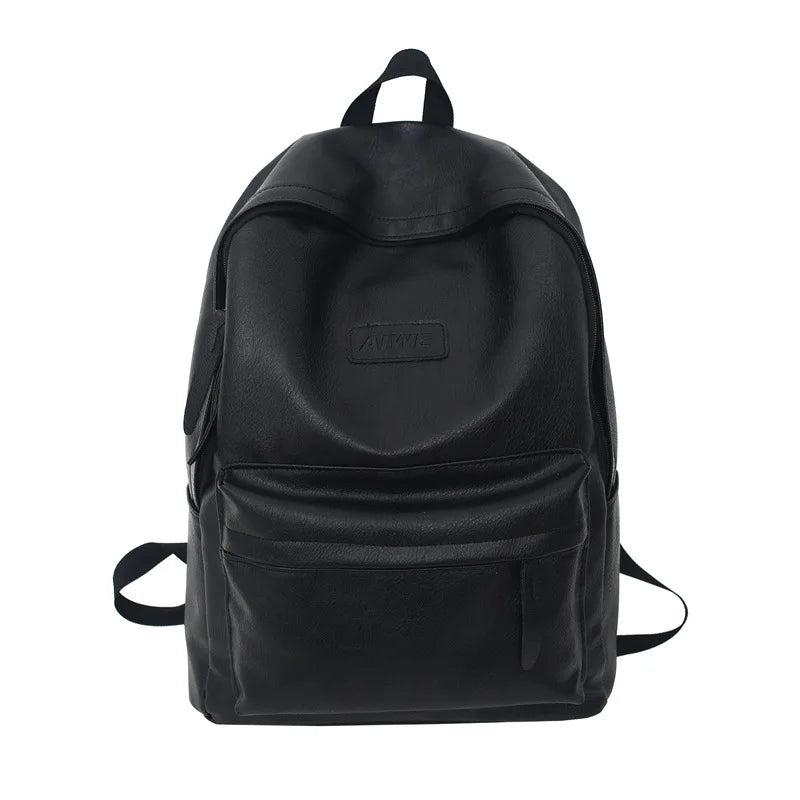 Large Capacity Soft Leather Backpack for Men and Women