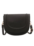 Women's Pu Leather Saddle Shoulder Crossbody Bag Tote
